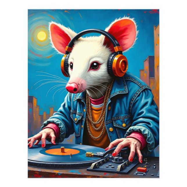 DEE JAY OPOSSUM 3 FOTOTRYCK (Framsidan)