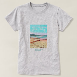 Dee Varför Sydney-stranden Australien resa T Shirt