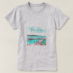 Dee Why Sydney strand Australien resa T Shirt