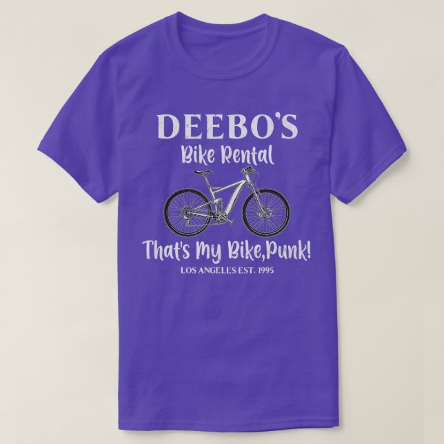 Deebo Bike Rental Thats My Bike Punk T Shirt (Design framsida)
