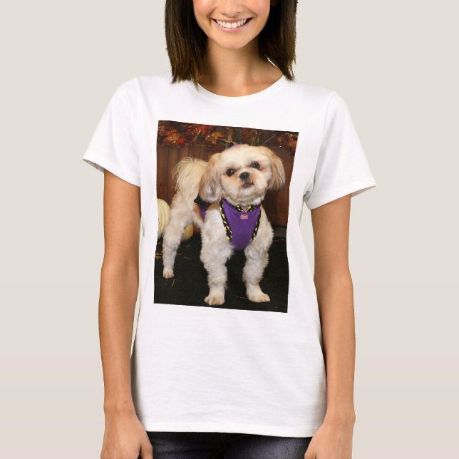 DeeDee - ShihTzu-Foto 3 T-shirt (Framsida)
