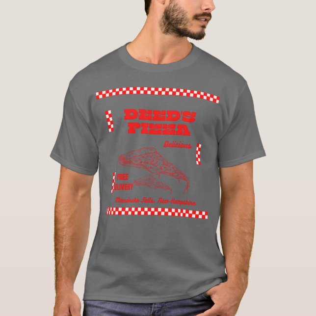 Deeds Pizzaflicka T Shirt (Framsida)