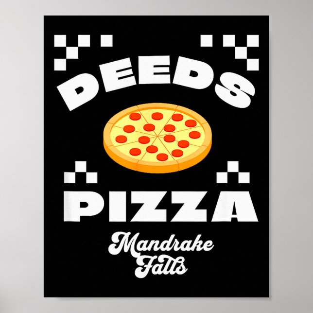 Deeds Zza - Man Falls  Poster (Framsidan)
