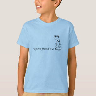 Deefa hund - Min bästa vän är en Beagle! T-shirt