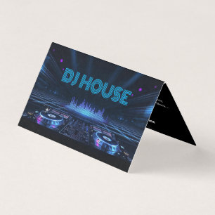 Deejay DJ:ar Mixar Musik Modern Musik Evenemang Kort
