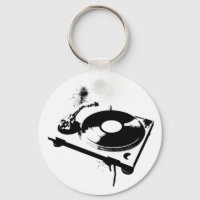 Deejay DJ Turntable Keychain | Hus Music Gifts