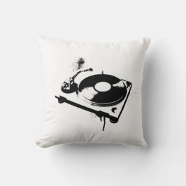 Deejay DJ Turntable Pillow | Musikpresenter för hu Kudde