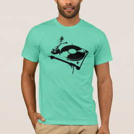 Deejay DJ Turntable T-Shirt | Hus Music Gifts