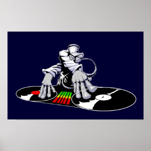 Deejayaffisch Poster