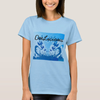 DeeLicious blått/design T Tröja
