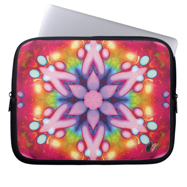 Deelish Kaleidoscope Laptop sleeve (Framsidan)