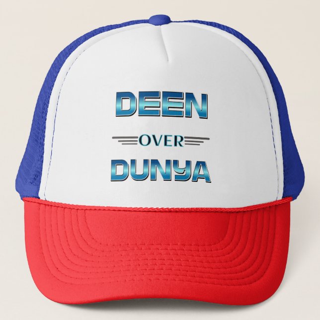 Deen over Dunya Shirt. Keps (Framsida)