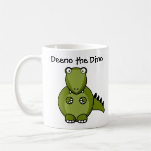 Deeno the Dino Anpassningsbar Tecknad Children's M Kaffemugg