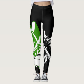Deep bäck leggins leggings