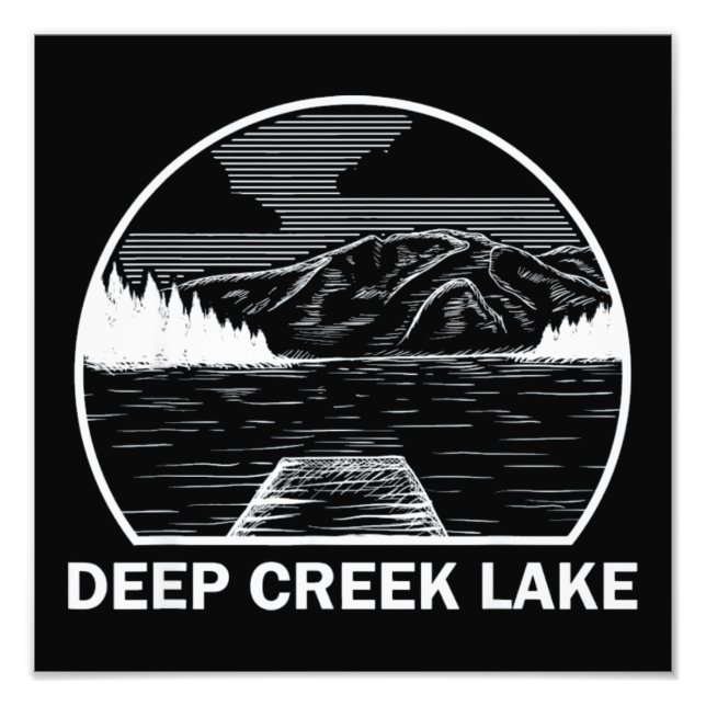 DEEP BÄCK SJÖ MARYLAND FOTOTRYCK (Framsidan)