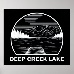 DEEP BÄCK SJÖ MARYLAND POSTER