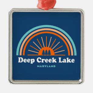 Deep Bäck Sjö Maryland Rainbow Julgransprydnad Metall