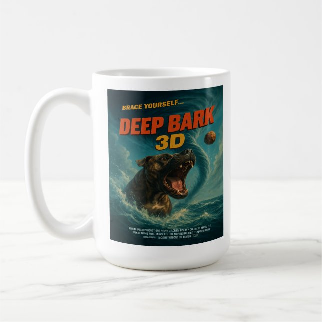 Deep Bark 3D: Brace Yourself Kaffemugg (Vänster)