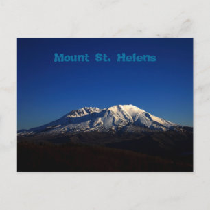 Deep Blå himmel Mount Saint Helens vykort