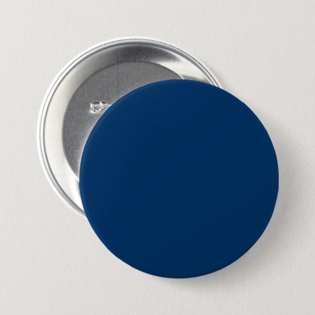 Deep Blue 003366 Color - Add a Name Option Knapp (Framsida & baksida)