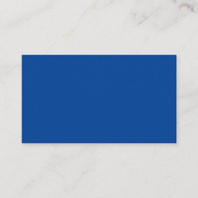 Deep Blue #004095, Coola Blue Tidsbeställning Kort (Framsida)