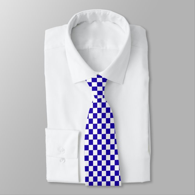 Deep blue checkered  slips (Bunden)