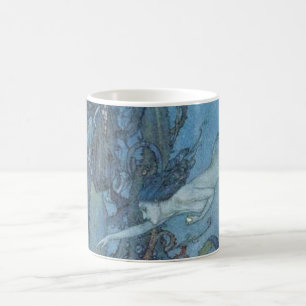 Deep Blue Dreams Vintage Sjöjungfru Mugg