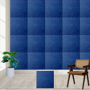 Deep Blue Glitter Ceramic Tile Kakelplatta