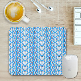 Deep Blue Japanese Pattern Mouse Pad Musmatta