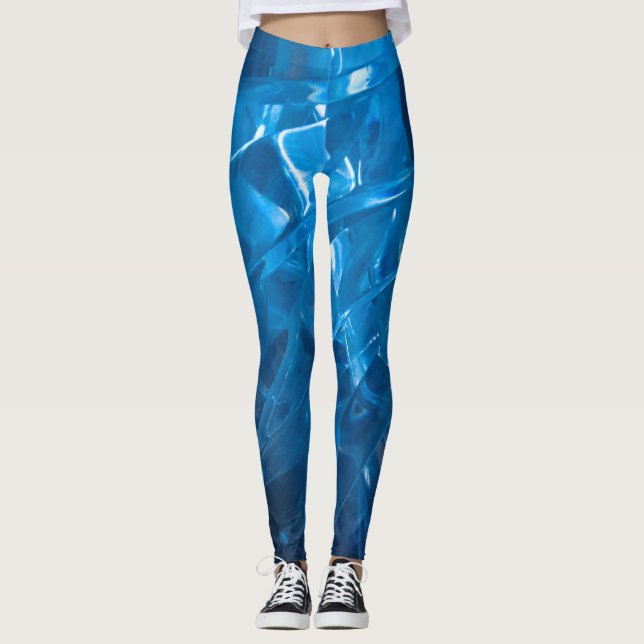 Deep Blue Leggins Leggings (Framsida)