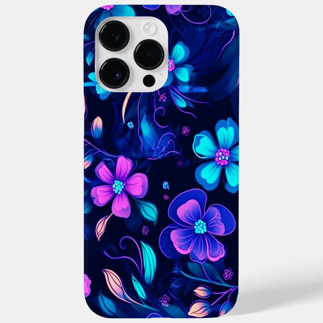 DEEP BLUE LUMINOUS FLOWER DESIGN (Baksida)