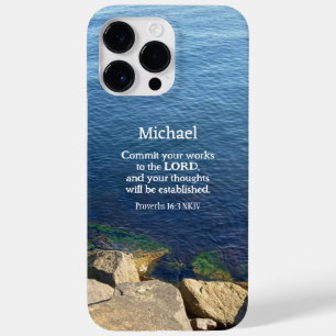 Deep Blue Ocean Photo Christian Bible Verse Namn