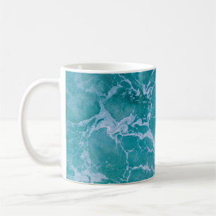 Deep Blue Ocean Vågar Kaffemugg