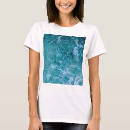 Deep Blue Ocean Vågar T Shirt