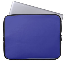 Deep Blue Solid Färg Laptop Fodral
