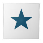Deep Blue Star Kakelplatta<br><div class="desc">Deep Blue Star Ceramic Tile. Stjärnor är alltid i mode!</div>
