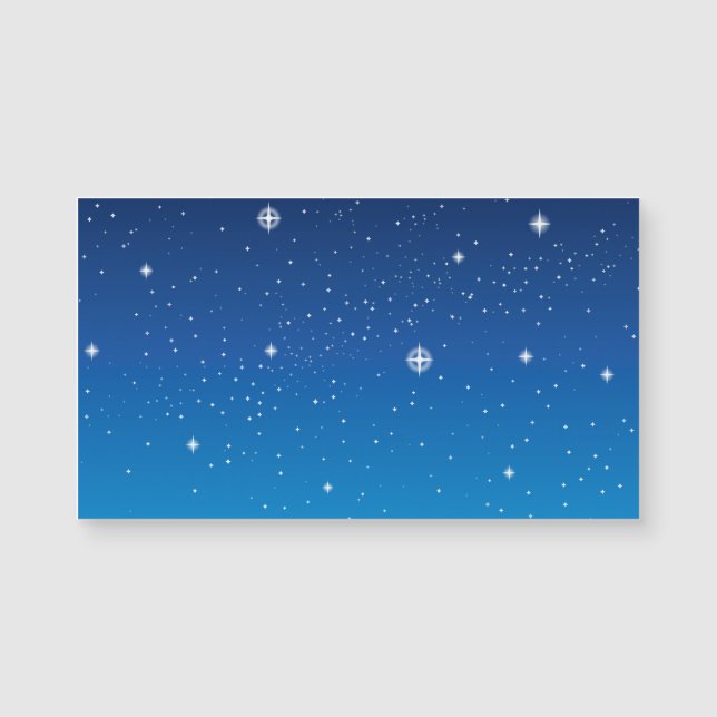 Deep Blue Starry Night Himlar (Framsida)