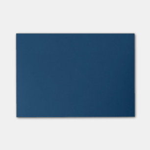 Deep Blue Steel Färg Trend Background Post-it Block
