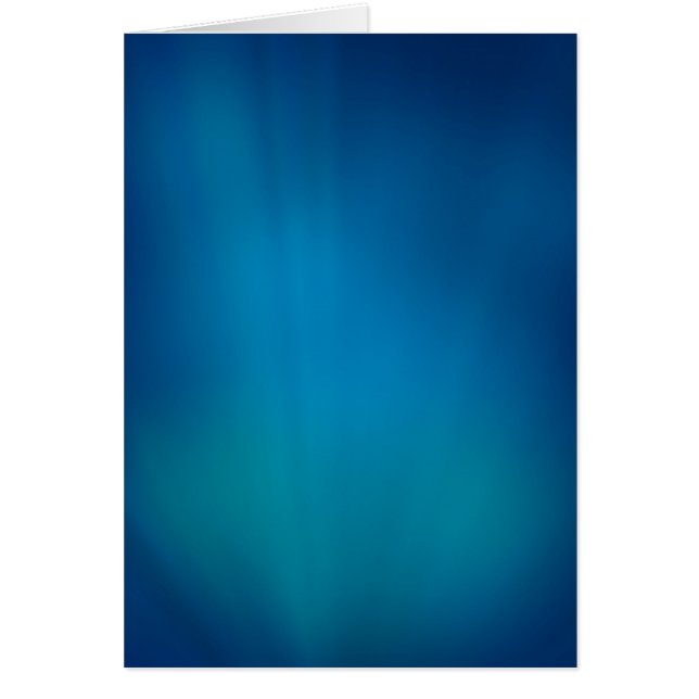 Deep Blue Underwater glöd Hälsningskort (Framsidan)