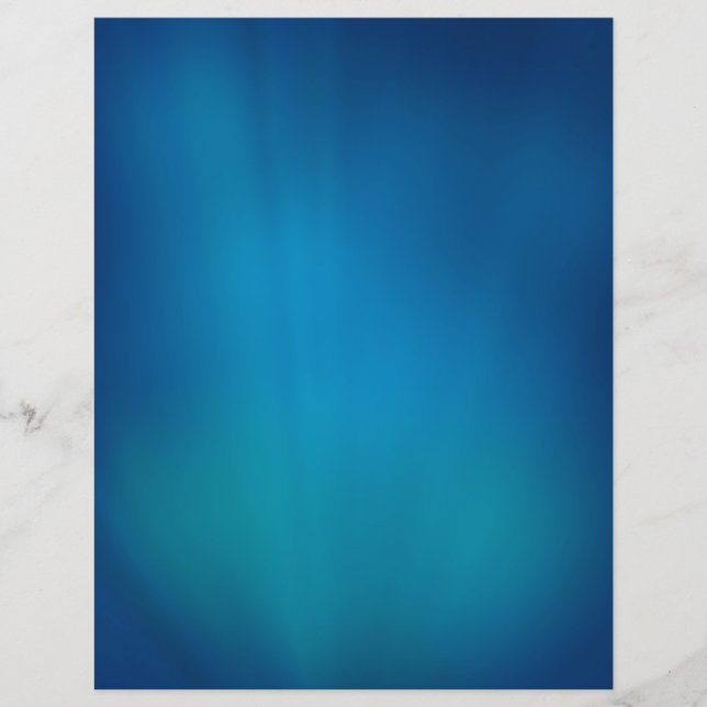 Deep Blue Underwater glöd Reklamblad (Framsidan)