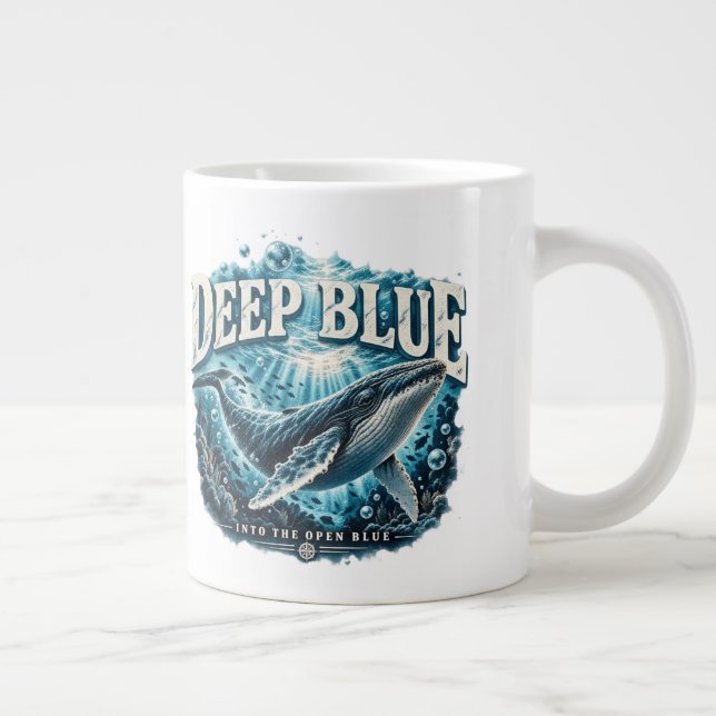 DEEP BLUE Valhaj Oceanresa  Jumbo Mugg (Höger)