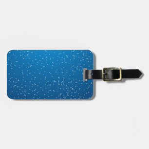 Deep Blue Vatten och TIny Bubbles Bagagebricka