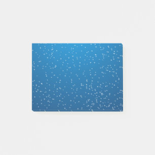 Deep Blue Vatten och Tiny Bubbles Post-it Block