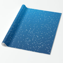 Deep Blue Vatten och TIny Bubbles Presentpapper