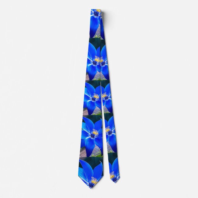 Deep Bluish Flowers Mönster Slips (Framsida)