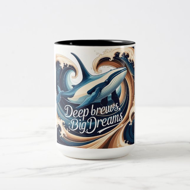 Deep Brews, stora Dreams Mugg (Center)