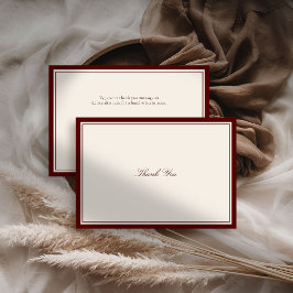 Deep Burgundy Estate Formal Modern Classic Wedding Tack Kort