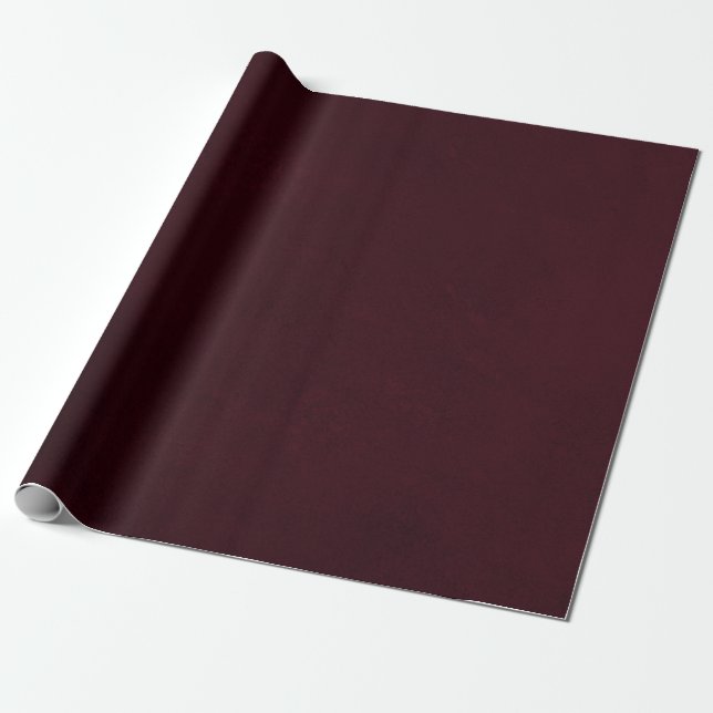 Deep Burgundy Plum Presentpapper (Utrullad)