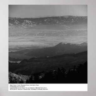 Deep Canyon Desert Research Station av Ansel Adams Poster