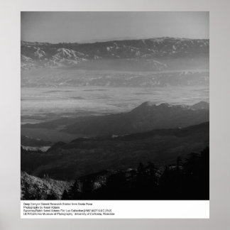 Deep Canyon Desert Research Station av Ansel Adams Poster